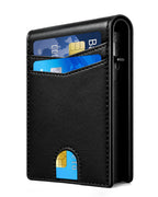 2026 Wallet for Men - RFID Blocking Slim Minimalist Wallet