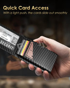 2026 Wallet for Men - RFID Blocking Slim Minimalist Wallet
